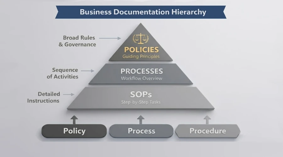 Policies, processes and SOPs for organisations in the Middle East